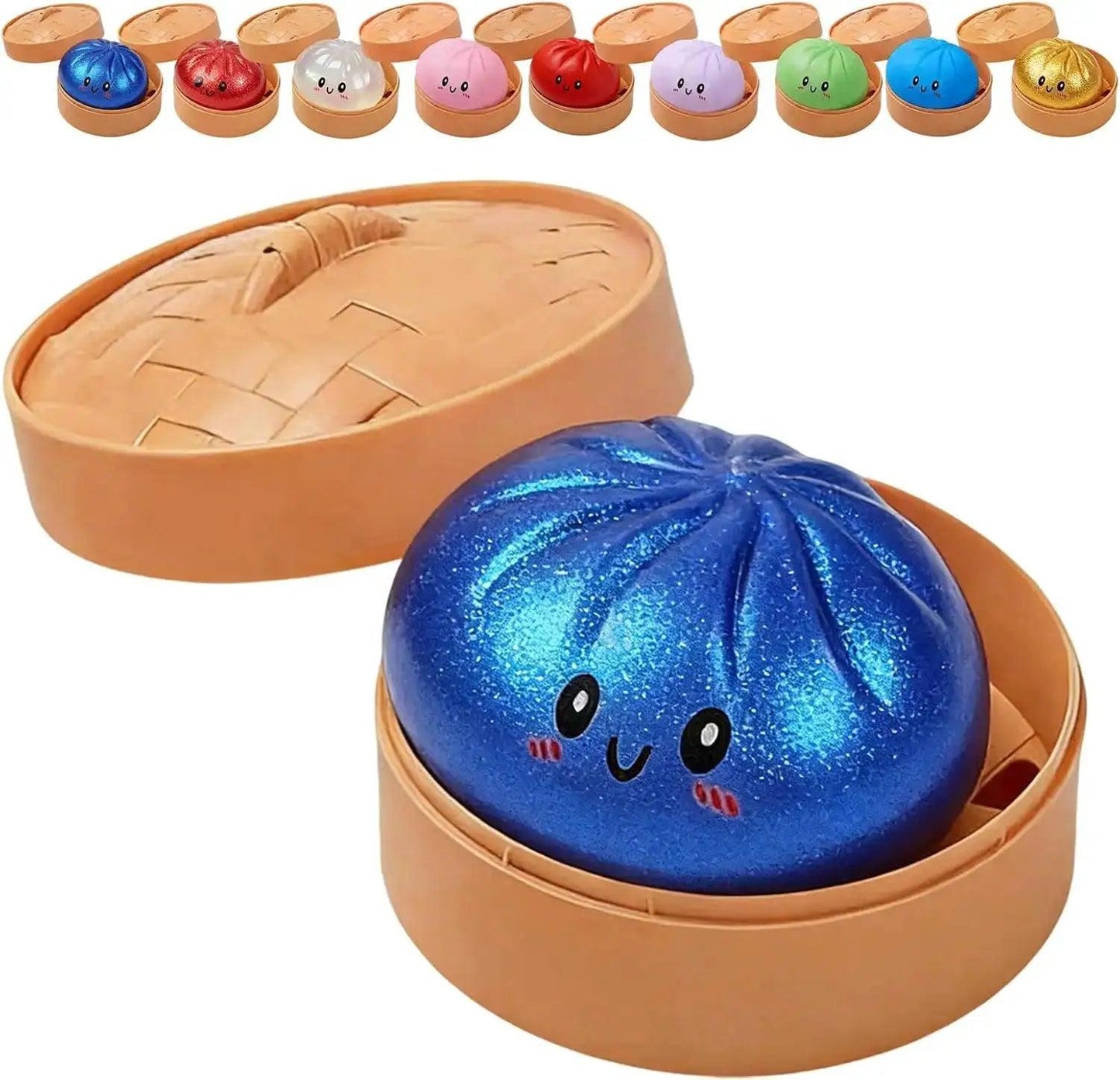  Glitter Dumpling Squishy Toy For Stress Relief Box -  ToylandEU™