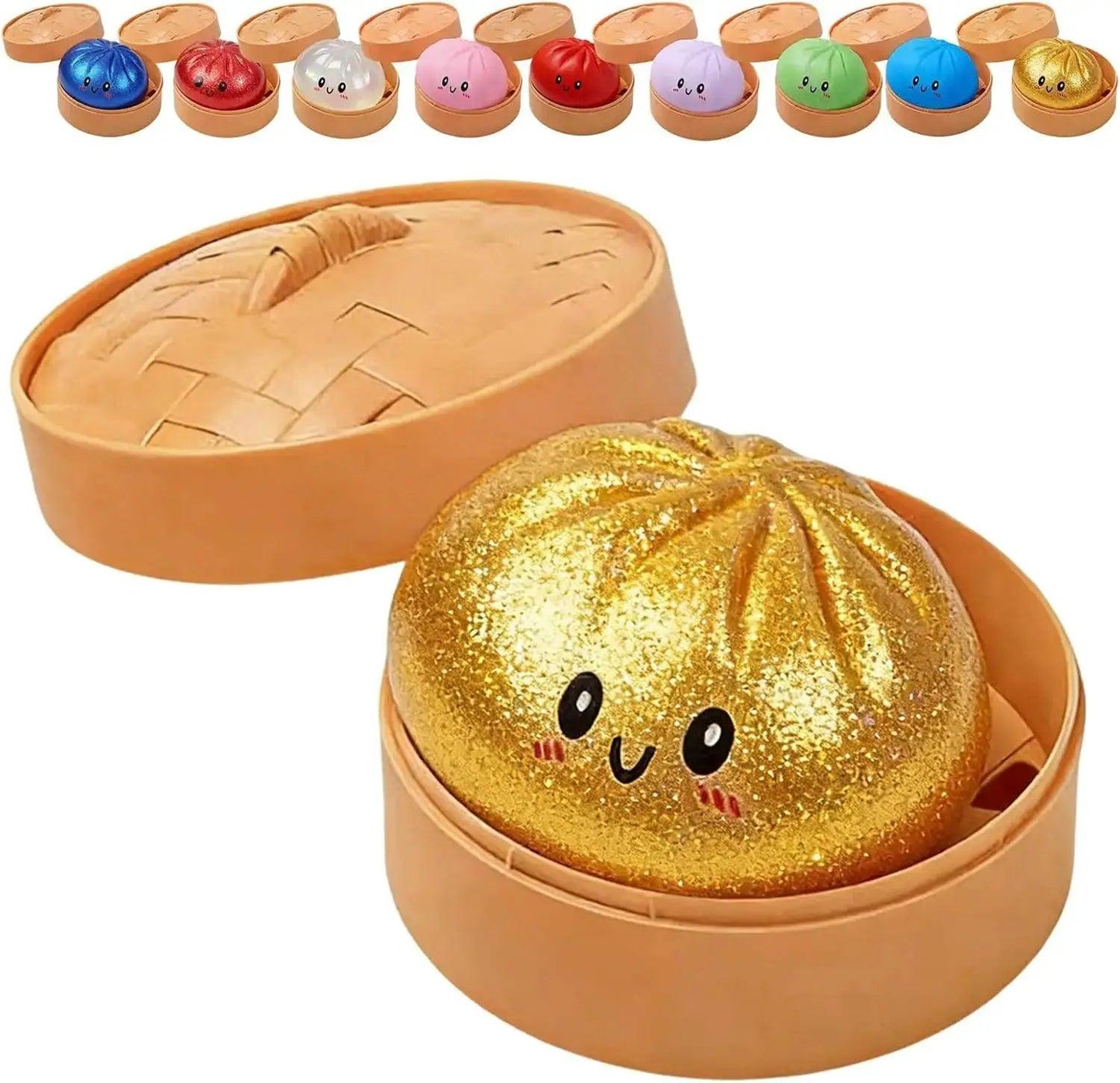 Glitter Dumpling Squishy Toy For Stress Relief Box -  ToylandEU™