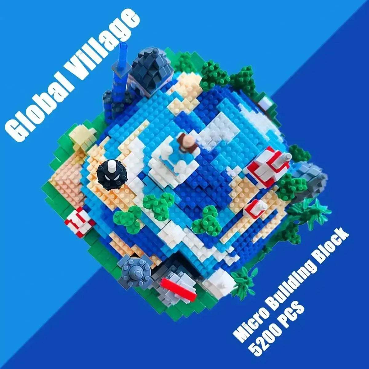Global Village Architecture Micro Building Blocks Set 6000 Pieces Gift - ToylandEU