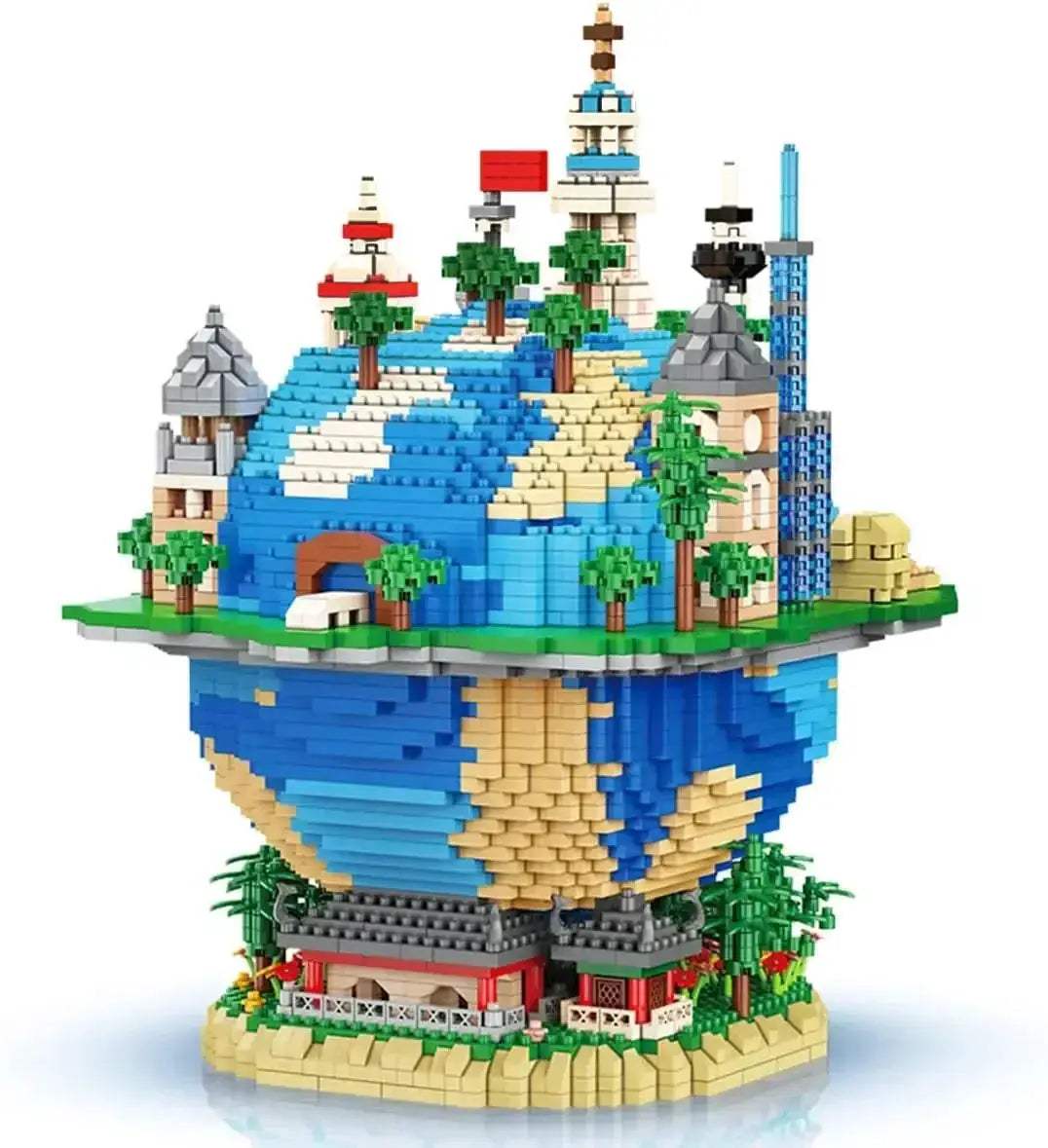 Global Village Architecture Micro Building Blocks Set 6000 Pieces Gift - ToylandEU
