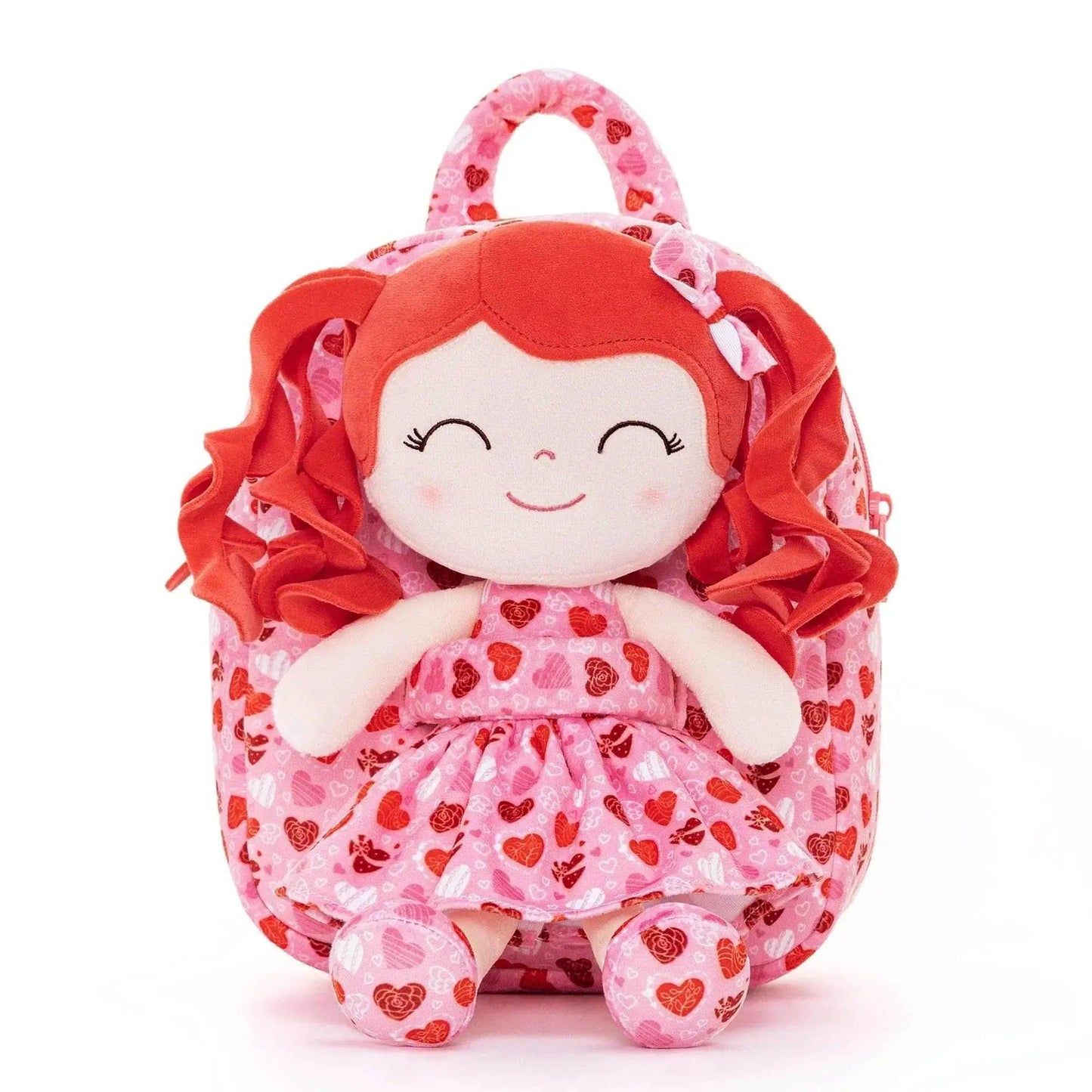  Gloveleya Adorable Plush Backpacks - Curly Hair Dolls for Baby Girls - Perfect Love Gift Series for Baby Showers -  ToylandEU™