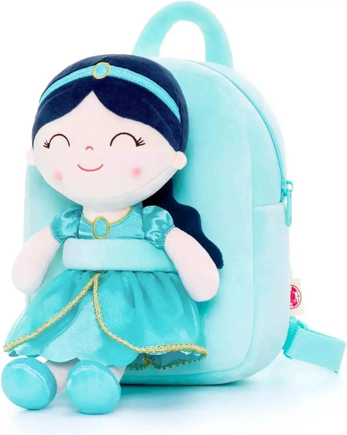 Gloveleya Plush Backpack for Baby Girls and Toddlers with Stuffed Doll Design - ToylandEU