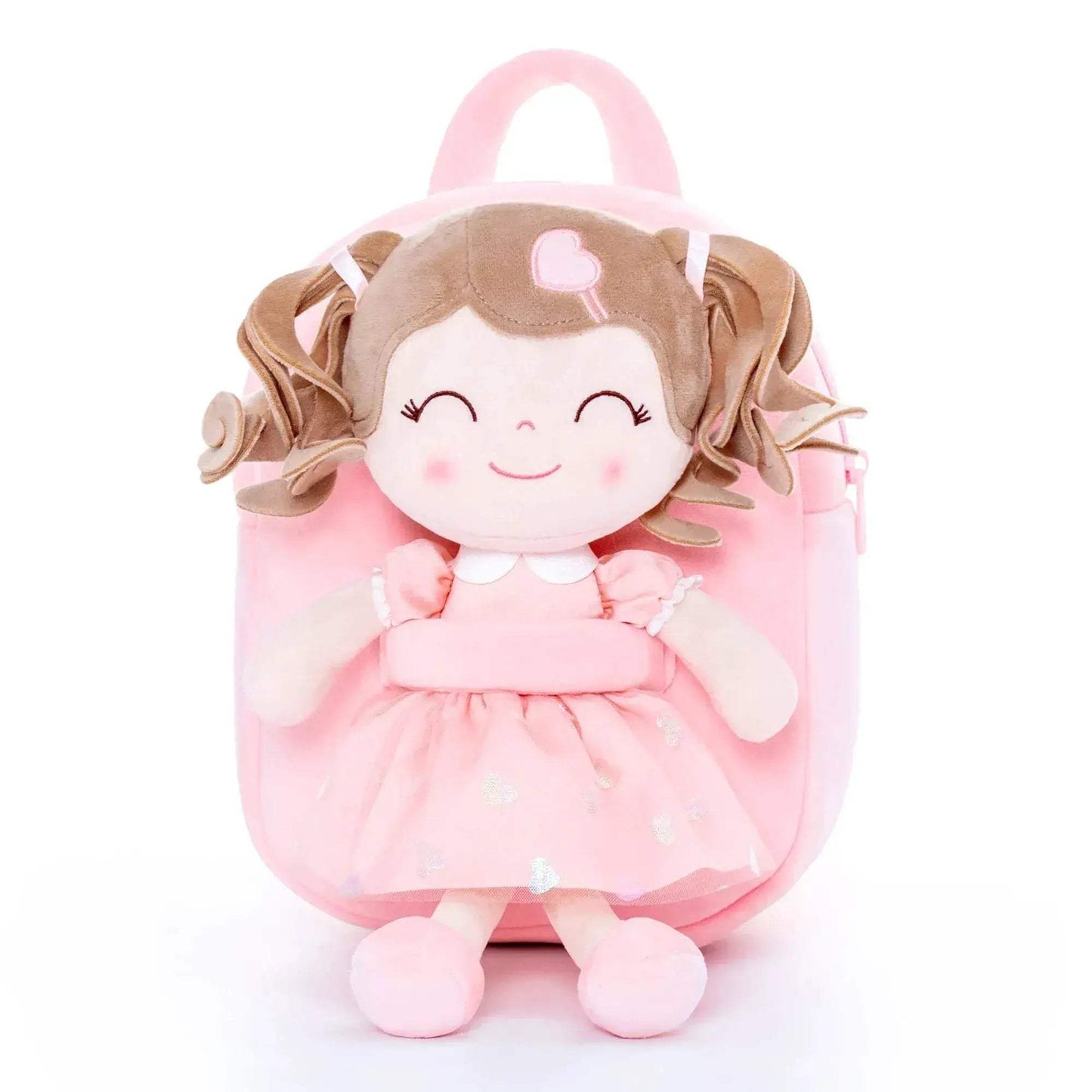 Gloveleya Plush Backpack for Baby Girls and Toddlers with Stuffed Doll Design - ToylandEU