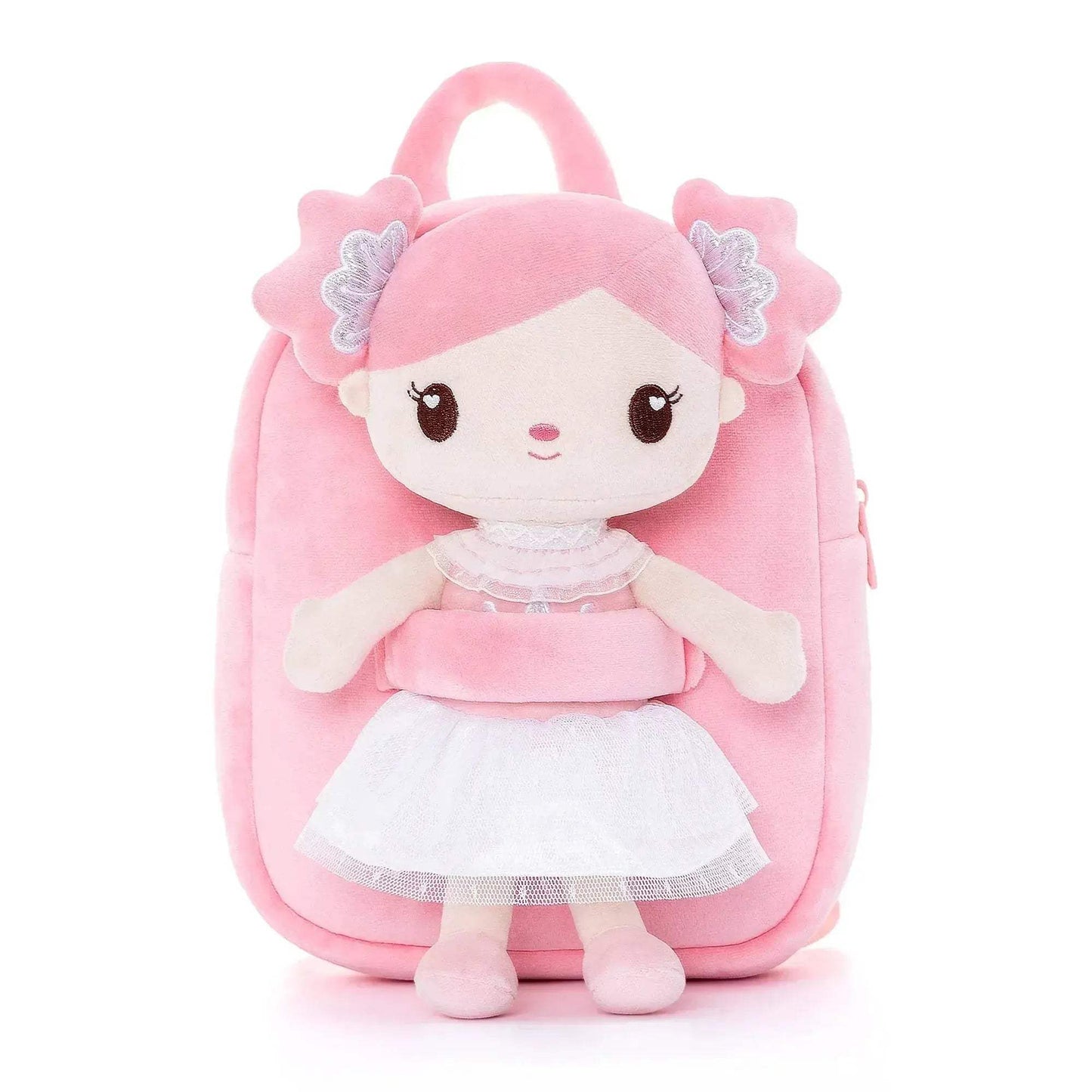 Gloveleya Plush Backpack for Baby Girls and Toddlers with Stuffed Doll Design - ToylandEU