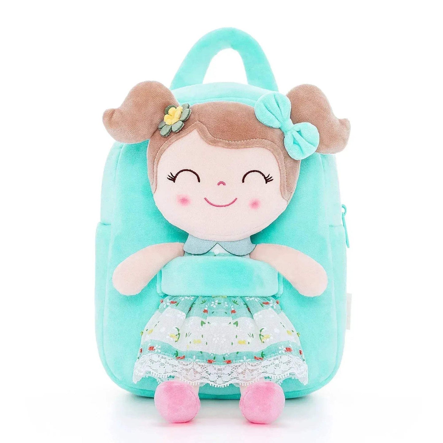 Gloveleya Plush Backpack for Baby Girls and Toddlers with Stuffed Doll Design - ToylandEU