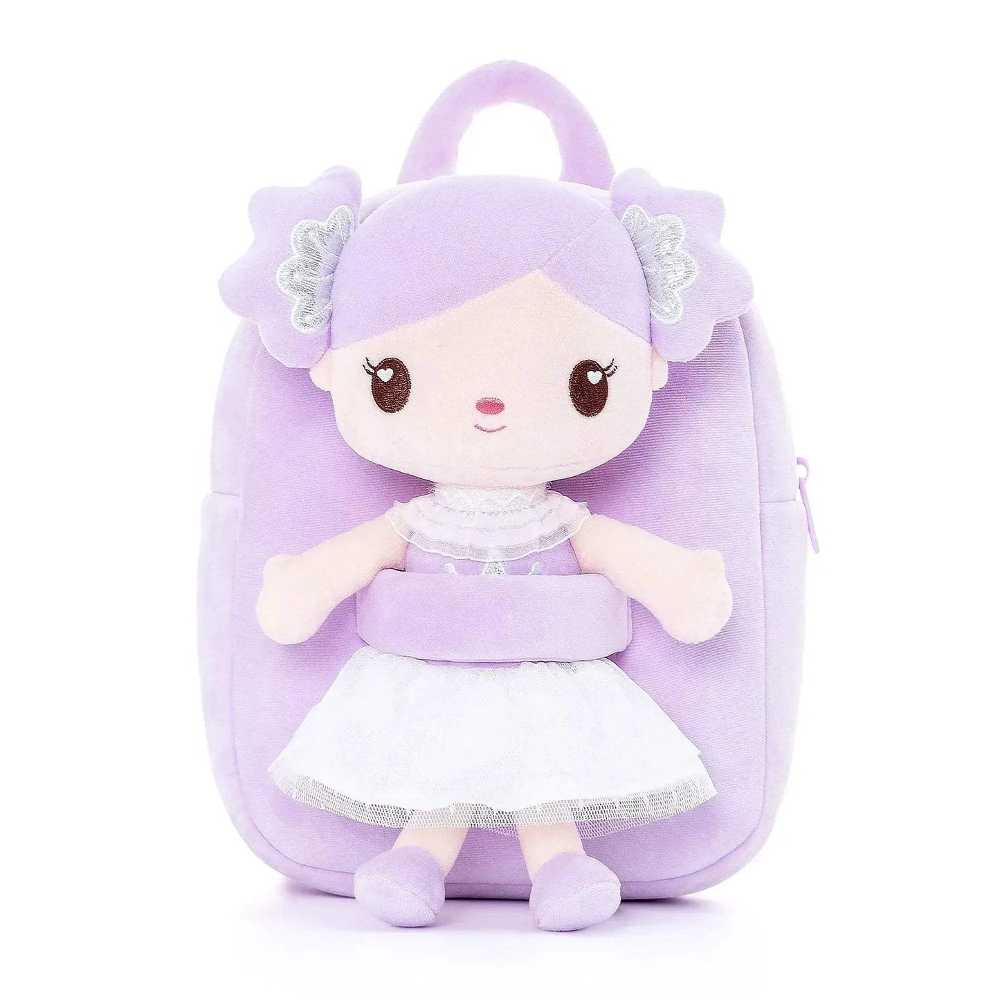 Gloveleya Plush Backpack for Baby Girls and Toddlers with Stuffed Doll Design - ToylandEU