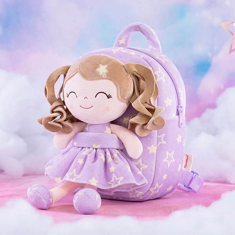 Gloveleya Plush Star Series Backpack Dolls with Curly Hair - 2023 Edition - ToylandEU