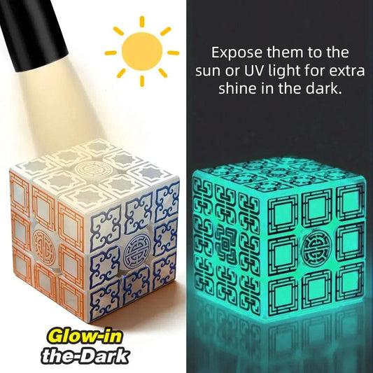  Glow In The Dark 3x3 Puzzle Cube UV Illuminating Spectra -  ToylandEU™