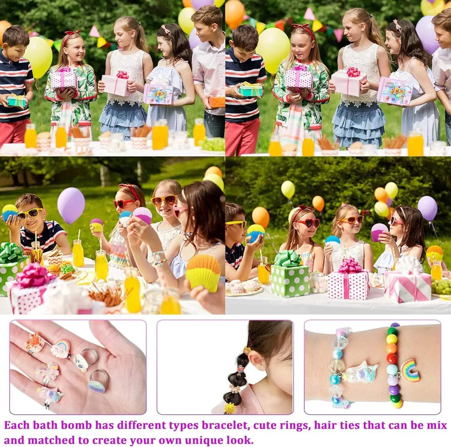  Glow In The Dark Kids Bath Bombs With Toy Surprise -  ToylandEU™