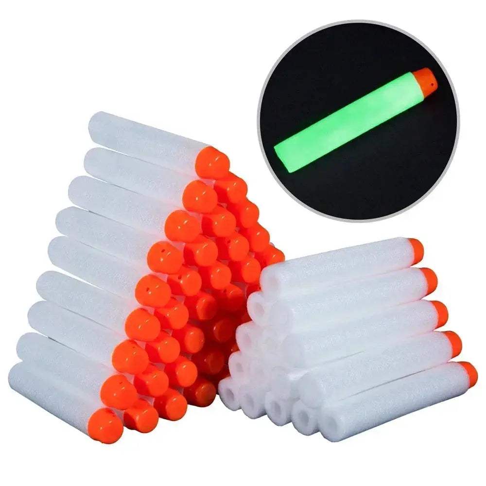 Glow In The Dark Nerf Darts Soft Foam Bullets Refills - ToylandEU