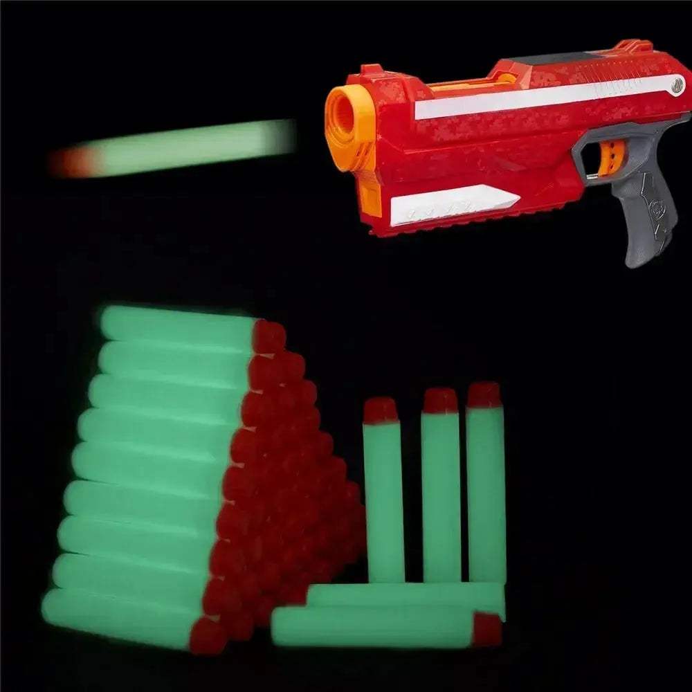Glow In The Dark Nerf Darts Soft Foam Bullets Refills - ToylandEU