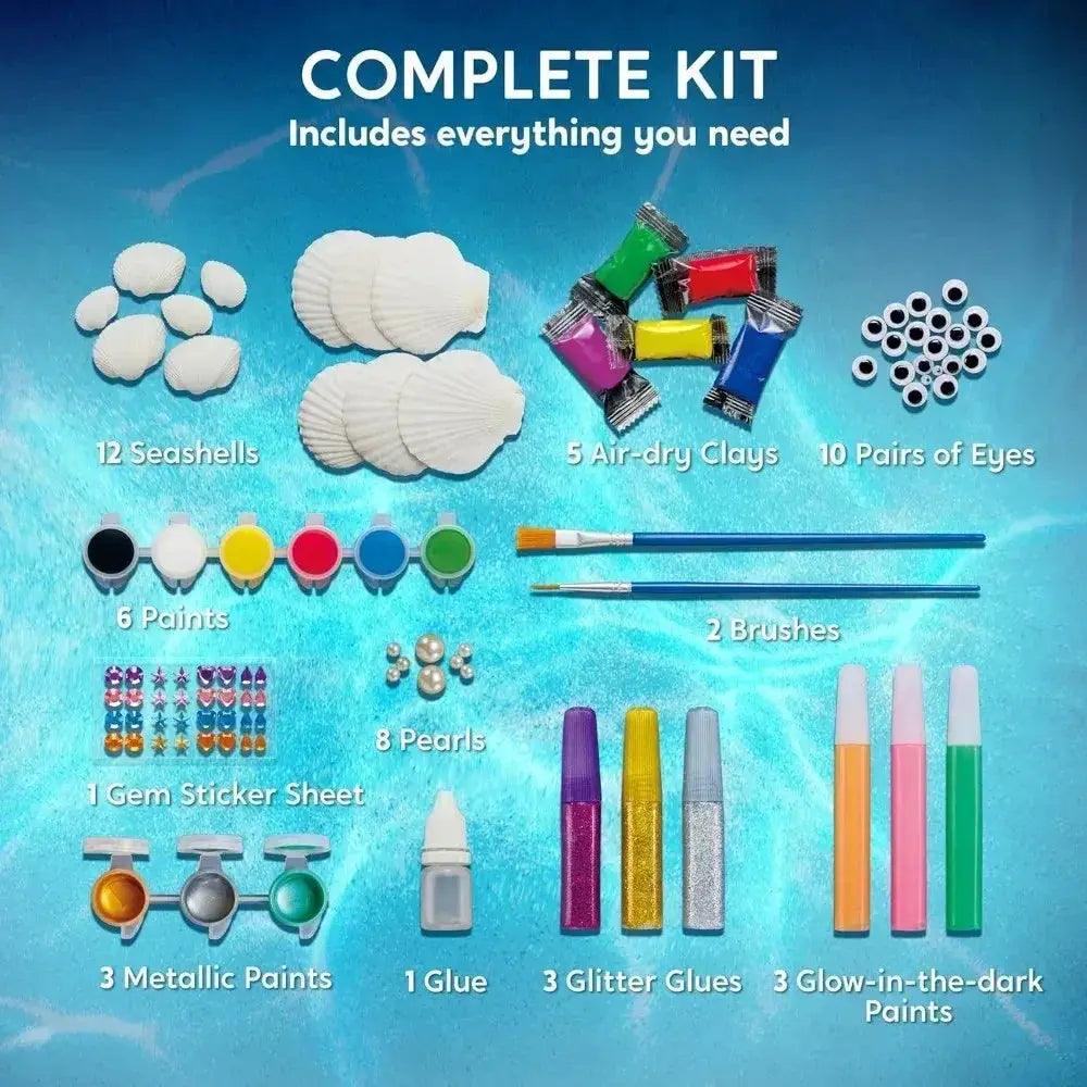  Glow In The Dark Seashells Painting Kit Safe For Kids -  ToylandEU™