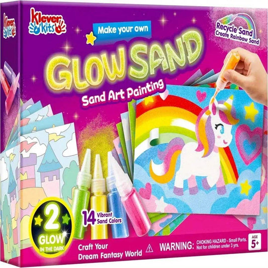  Glow Sand Art Kit 14 Colors With Fantasy Templates -  ToylandEU™