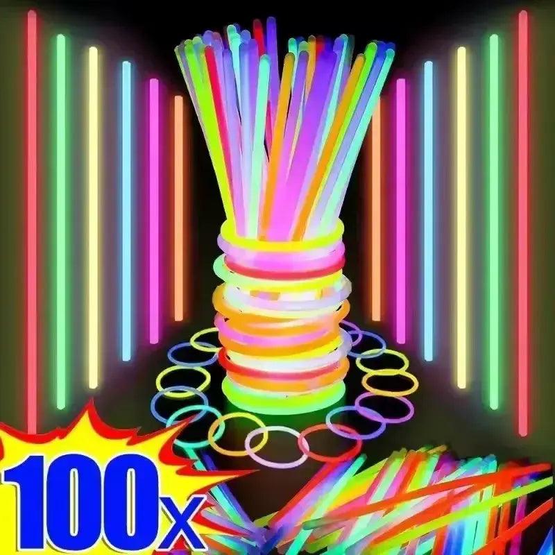  Glow Sticks Glow Bracelets Bright Party Lights -  ToylandEU™