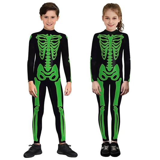 Glow-in-the-Dark Skeleton Costume for Kids - Spooky Fun Costume! - ToylandEU