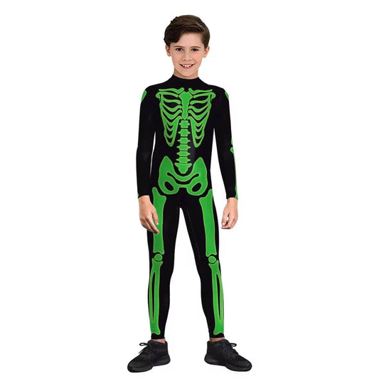 Glow-in-the-Dark Skeleton Costume for Kids - Spooky Fun Costume! - ToylandEU