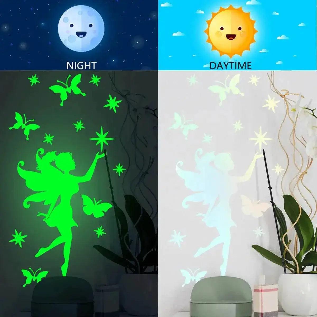  Glowing Fairy Stars Wall Sticker Toyland EU -  ToylandEU™