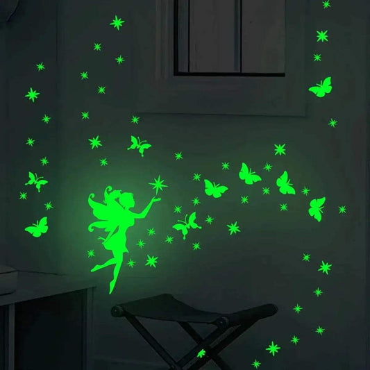  Glowing Fairy Stars Wall Sticker Toyland EU -  ToylandEU™