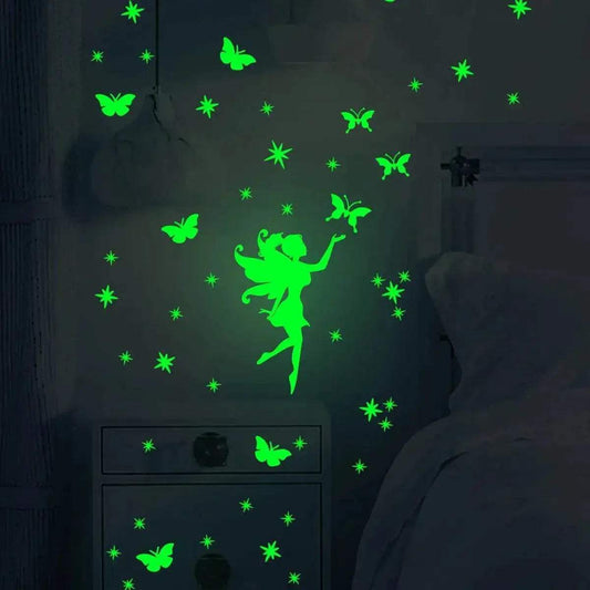  Glowing Fairy Stars Wall Sticker Toyland EU -  ToylandEU™