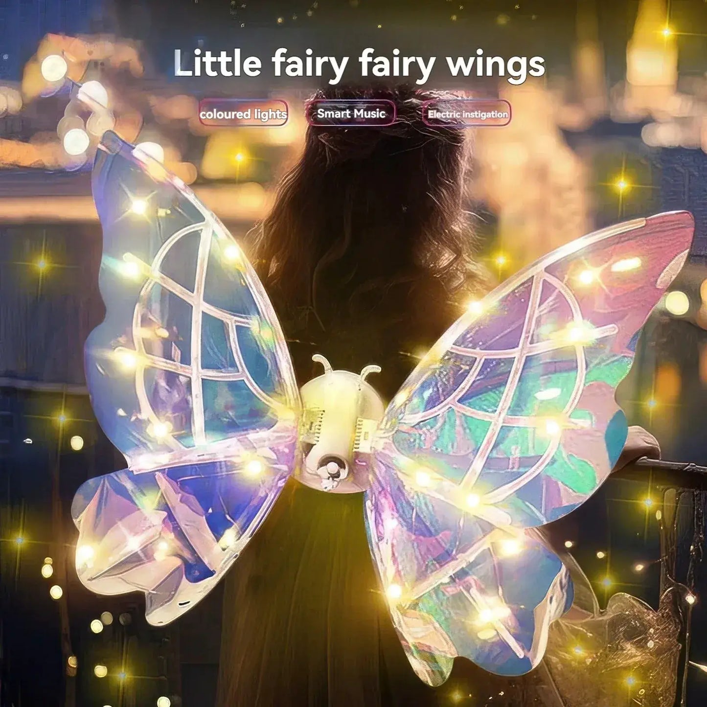 Glowing Fairy Wings for Kids Backpiece Toy Costume - ToylandEU