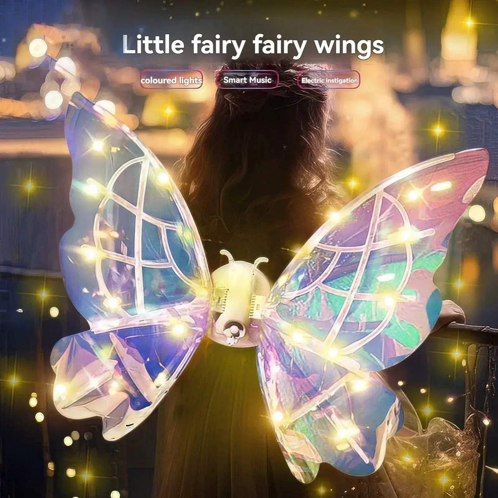 Glowing Fairy Wings for Kids Backpiece Toy Costume - ToylandEU