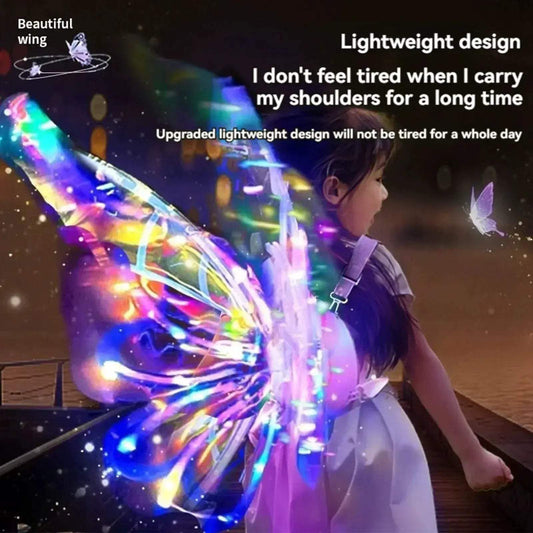 Glowing Fairy Wings for Kids Backpiece Toy Costume - ToylandEU