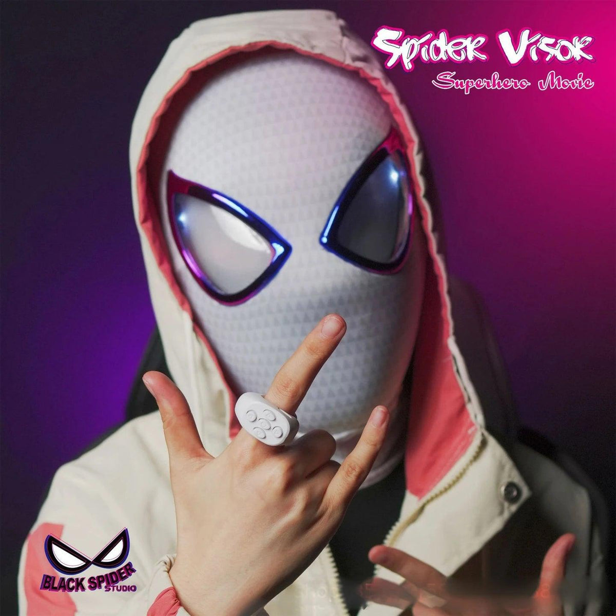 Glowing Helmet Mask | Touch Control Lighting | Toylandeu™