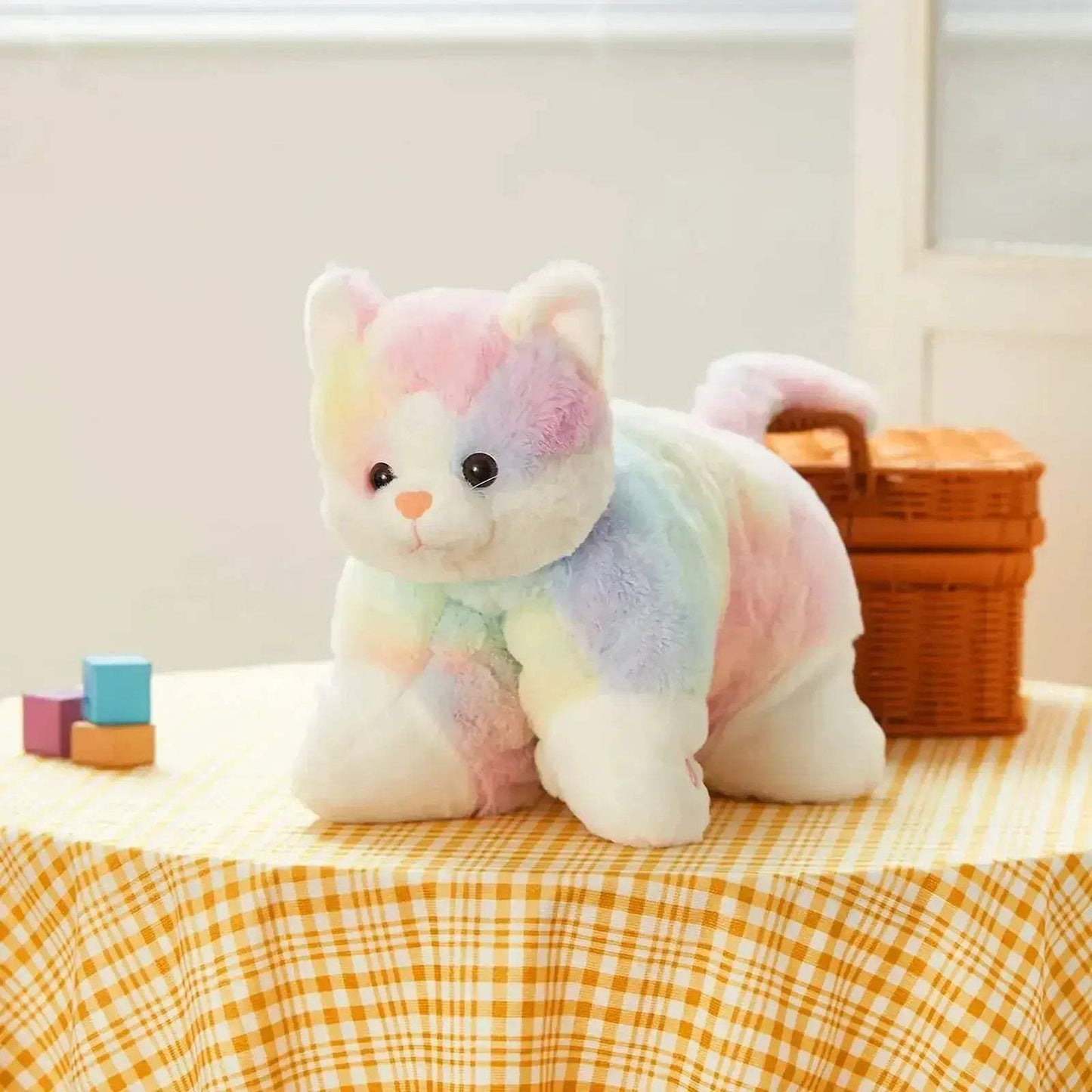 Glowing LED Kitty Plush Pillow For Kids With Soothing Lullabies - ToylandEU