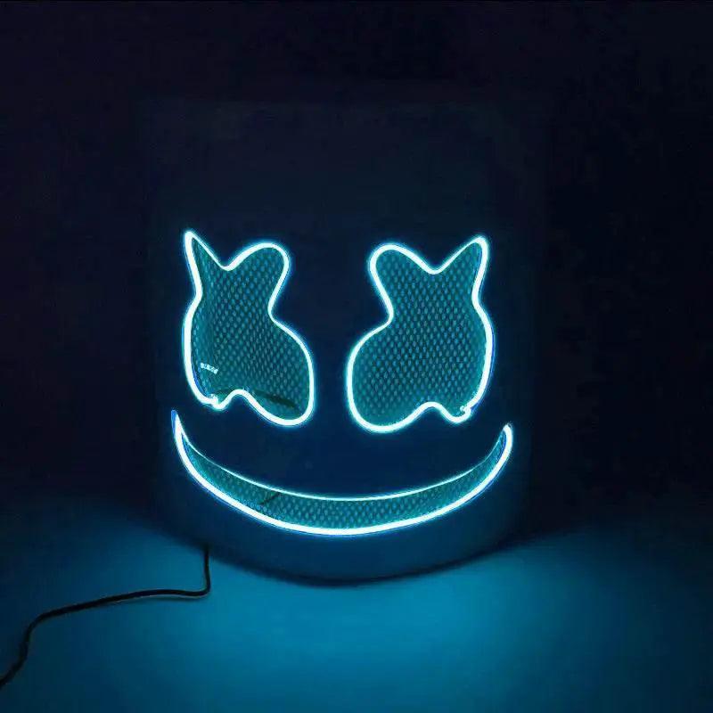  Glowing LED Neon Full Face Mask 3 Modes Toyland EU -  ToylandEU™