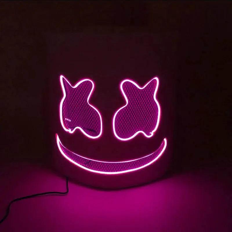  Glowing LED Neon Full Face Mask 3 Modes Toyland EU -  ToylandEU™
