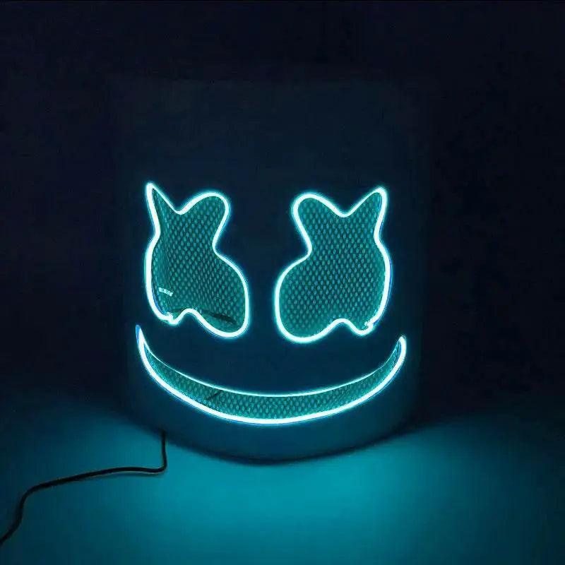  Glowing LED Neon Full Face Mask 3 Modes Toyland EU -  ToylandEU™