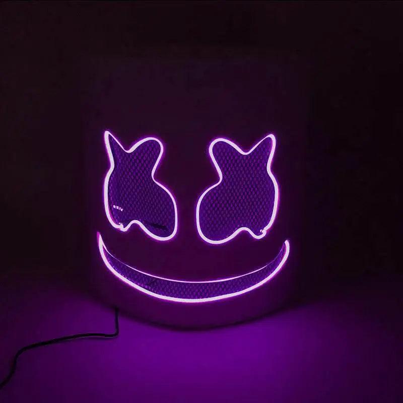  Glowing LED Neon Full Face Mask 3 Modes Toyland EU -  ToylandEU™