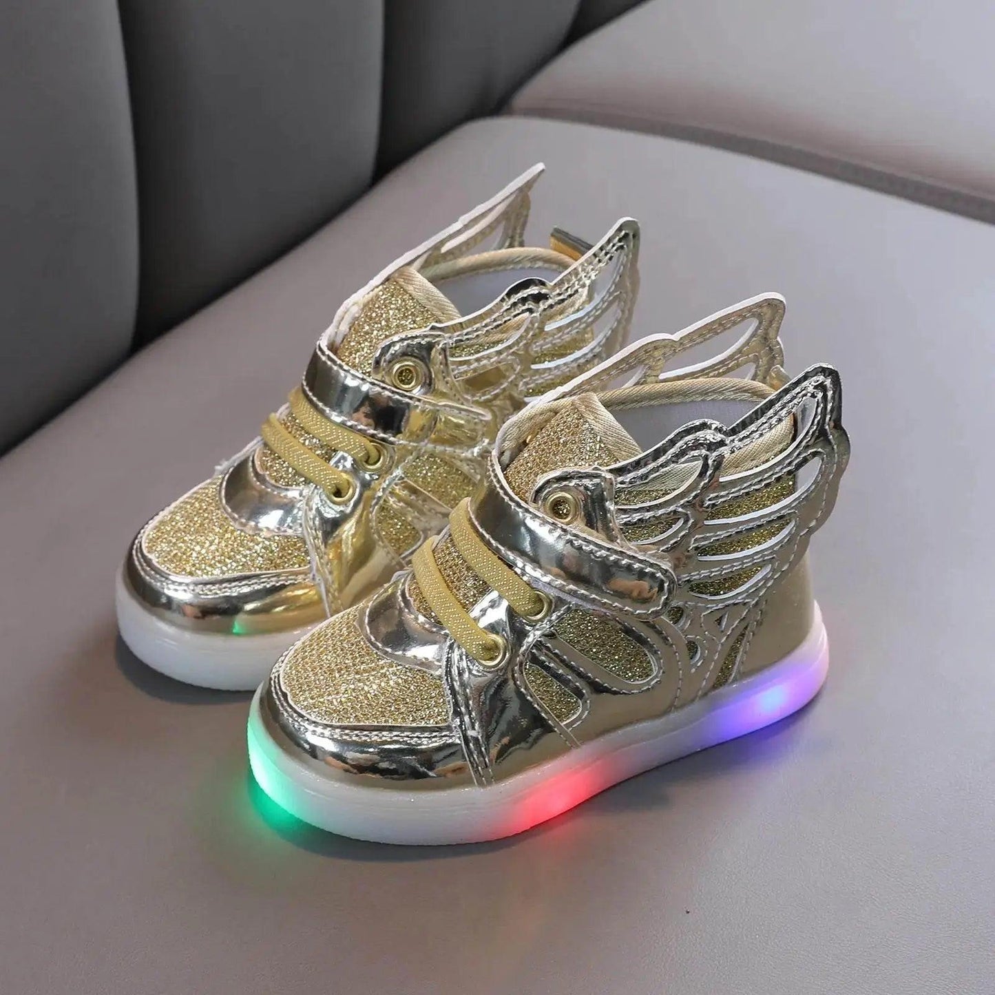  Glowing LED Sports Sneakers for Kids - Stylish Korean-Inspired Design for Boys and Girls -  ToylandEU™