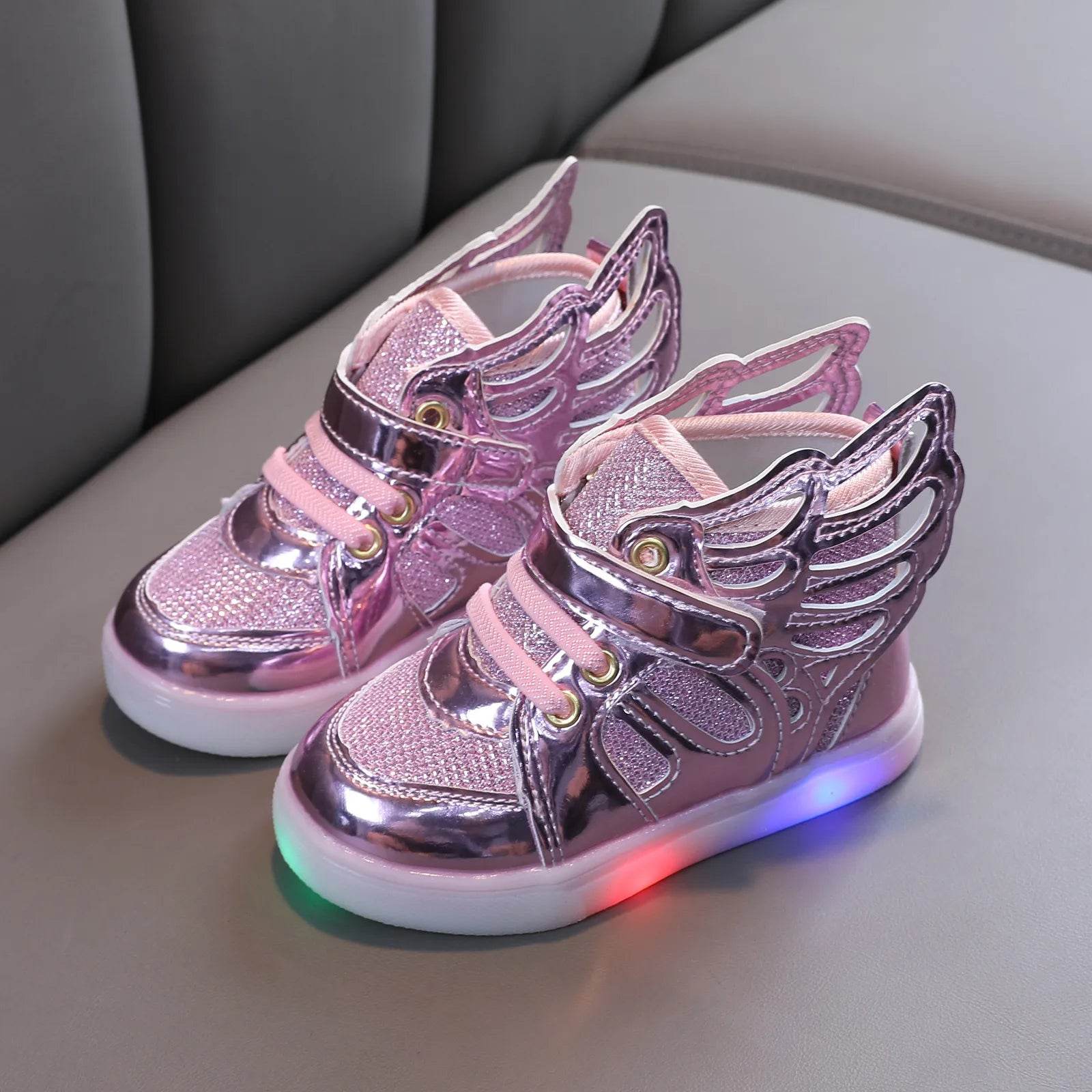 Glowing LED Sports Sneakers for Kids - Stylish Korean-Inspired Design for Boys and Girls - ToylandEU