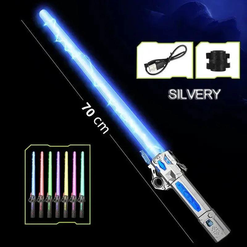  Glowing Laser Sword Toy Telescopic 2in1 Lightsaber -  ToylandEU™