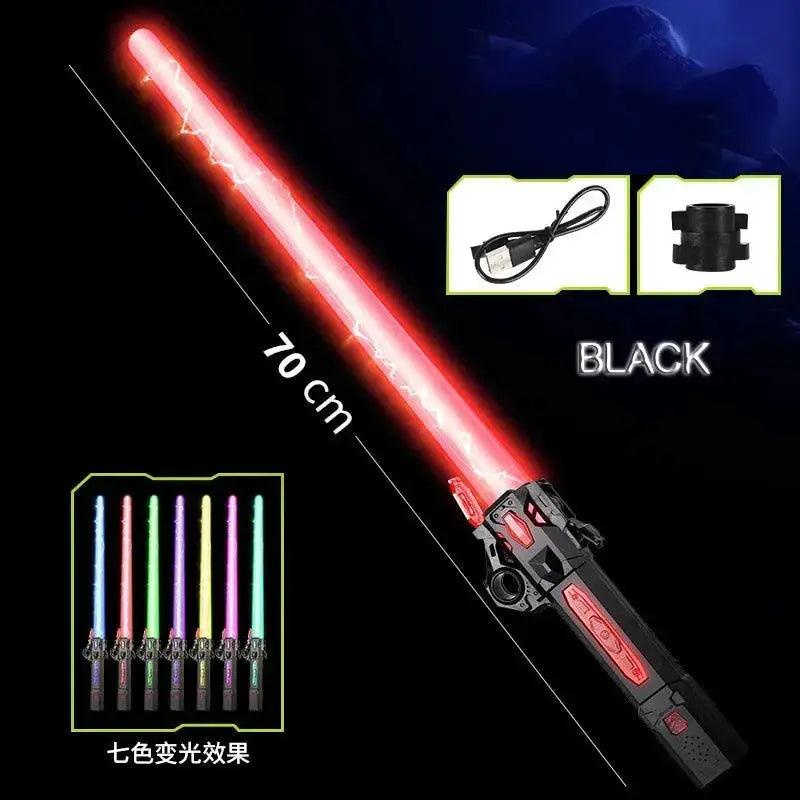  Glowing Laser Sword Toy Telescopic 2in1 Lightsaber -  ToylandEU™