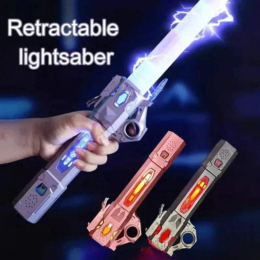  Glowing Laser Sword Toy Telescopic 2in1 Lightsaber -  ToylandEU™