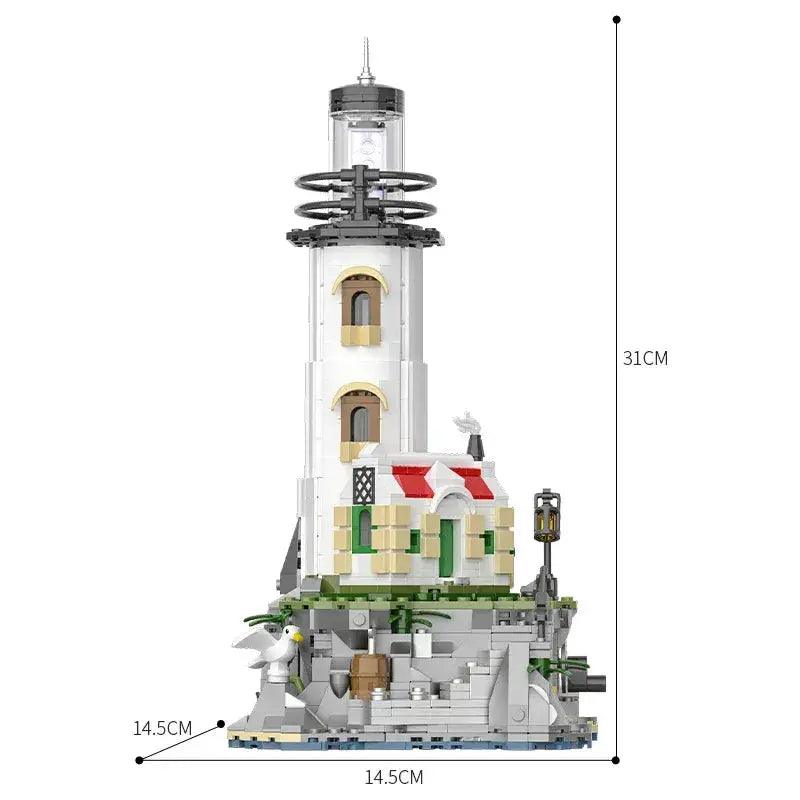  Glowing Lighthouse Building Blocks For Desk Decor 1092pcs -  ToylandEU™