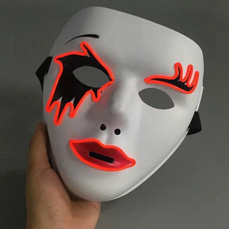  Glowing Rave Mask Melbourne Shuffle Luminous Cosplay -  ToylandEU™