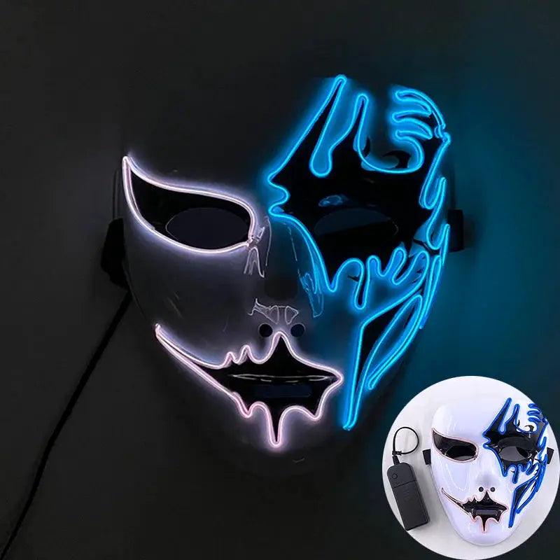  Glowing Rave Mask Melbourne Shuffle Luminous Cosplay -  ToylandEU™