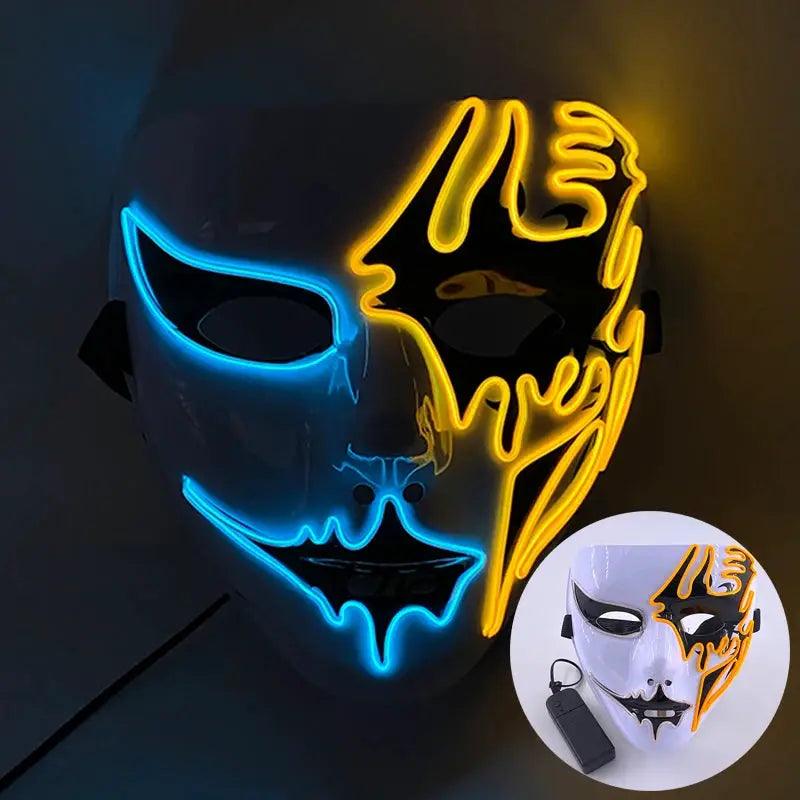  Glowing Rave Mask Melbourne Shuffle Luminous Cosplay -  ToylandEU™