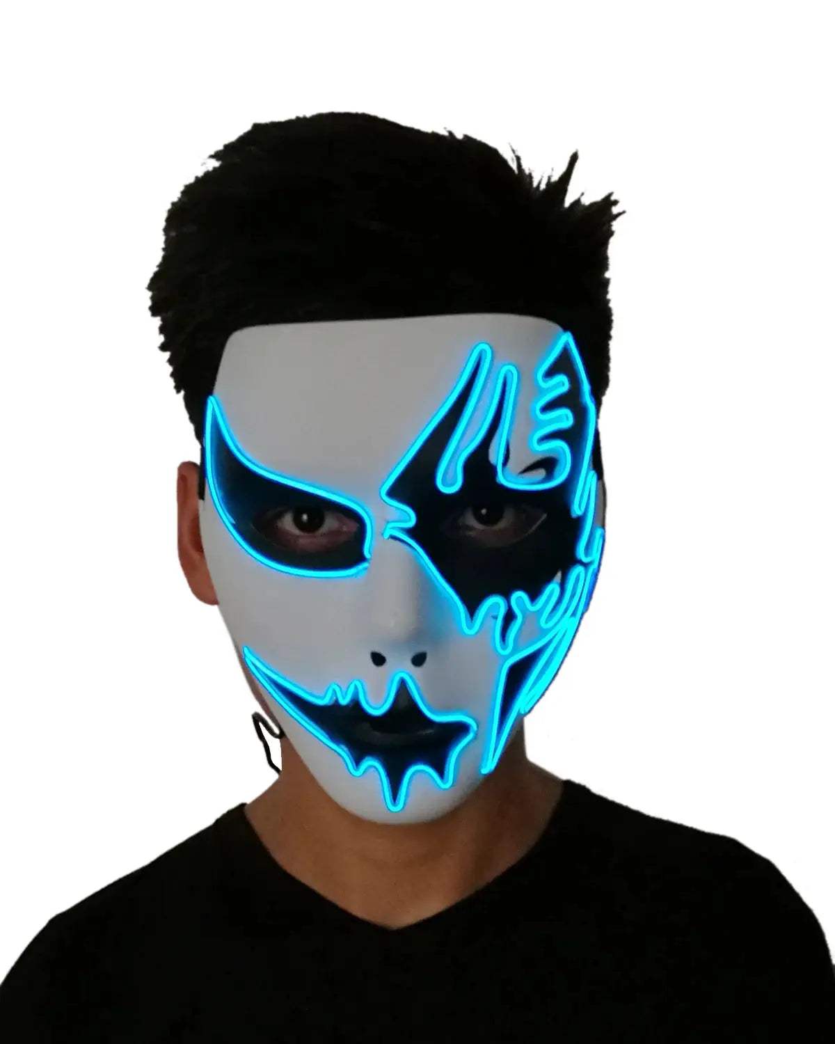  Glowing Rave Mask Melbourne Shuffle Luminous Cosplay -  ToylandEU™