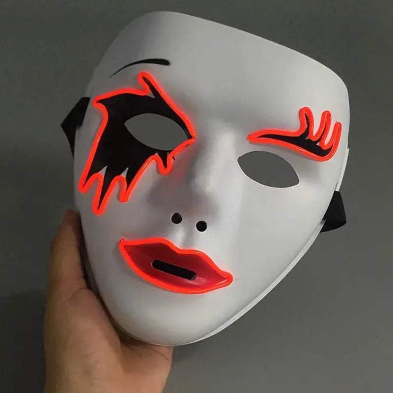  Glowing Rave Mask Melbourne Shuffle Luminous Cosplay -  ToylandEU™