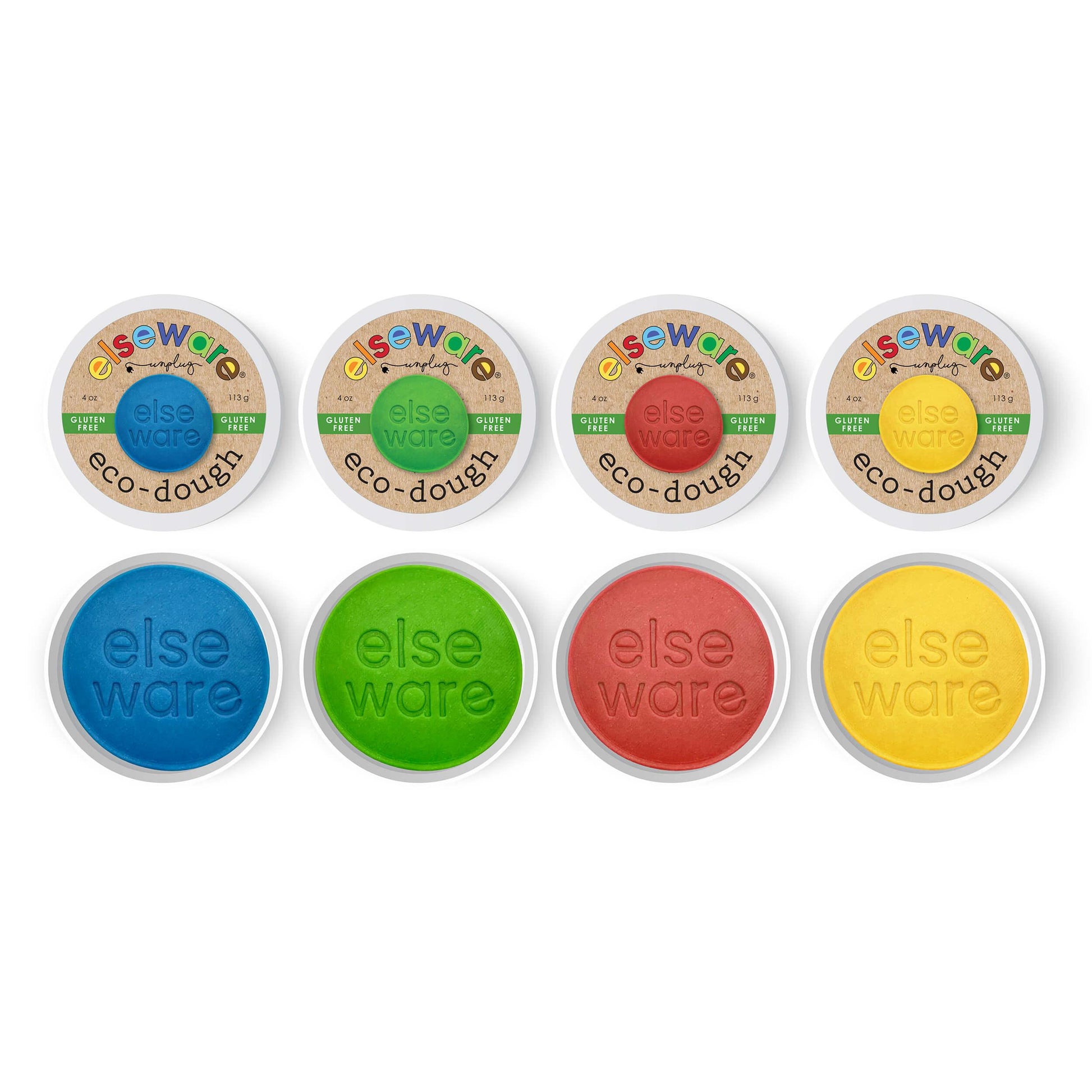 Gluten Free Eco Dough 4 Pack Certified Non Toxic Sensory Toy