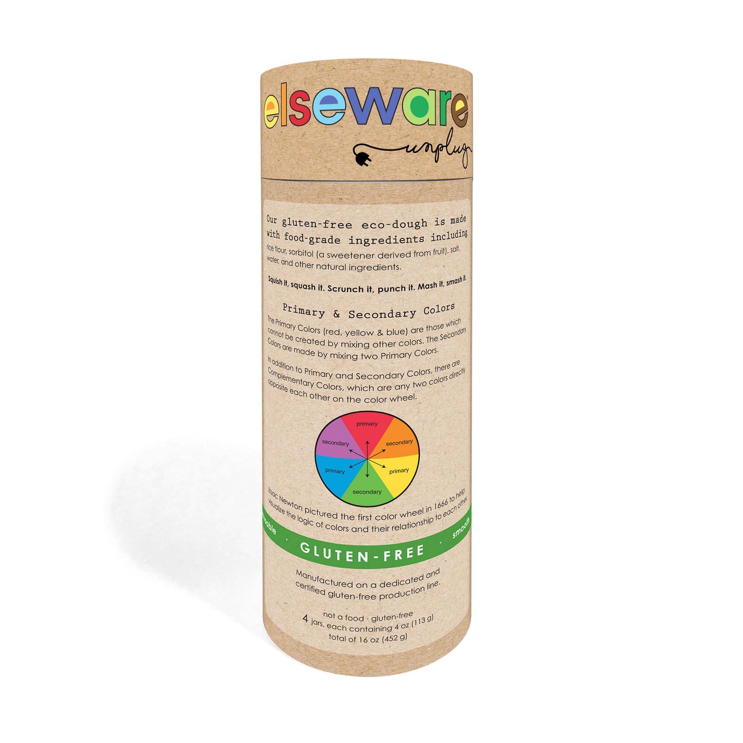 Gluten Free Eco Dough 4 Pack Certified Non Toxic Sensory Toy