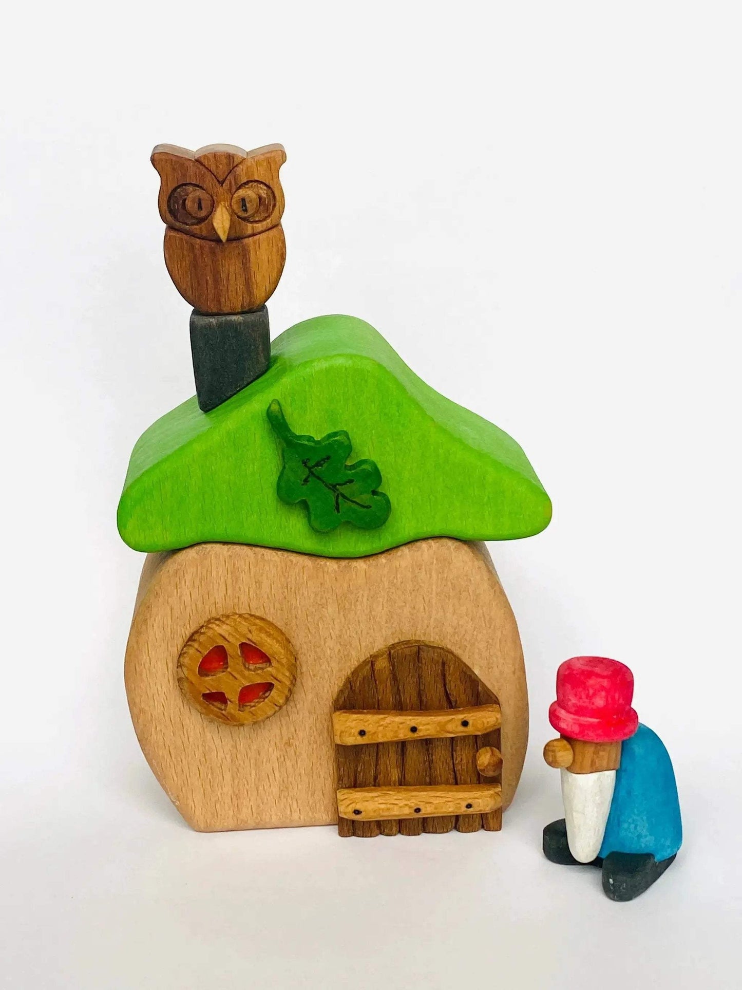 Gnome House Wooden Set for Imaginative Play and Learning - ToylandEU