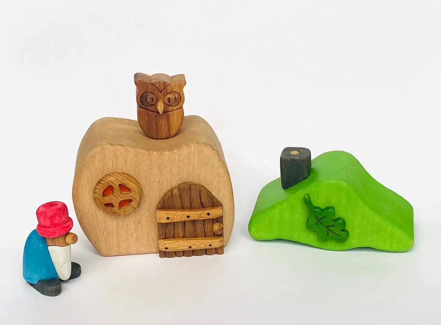 Gnome House Wooden Set for Imaginative Play and Learning - ToylandEU