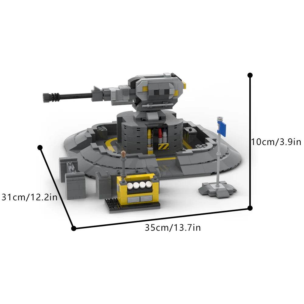 Gobricks MOC-182949 Helldivers 2 SEAF Artillery Blocks Building Bricks MOC - ToylandEU