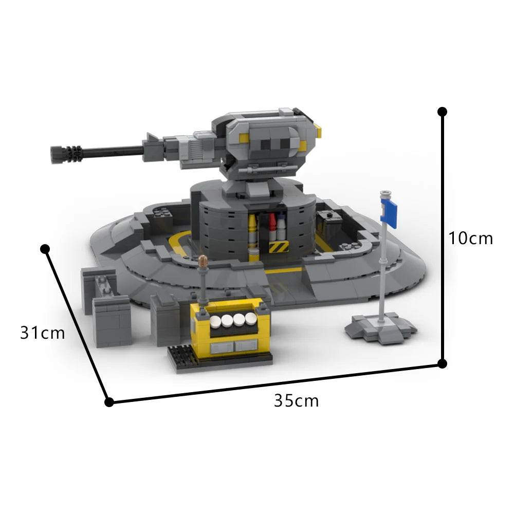 Gobricks MOC-182949 Helldivers 2 SEAF Artillery Blocks Building Bricks MOC - ToylandEU