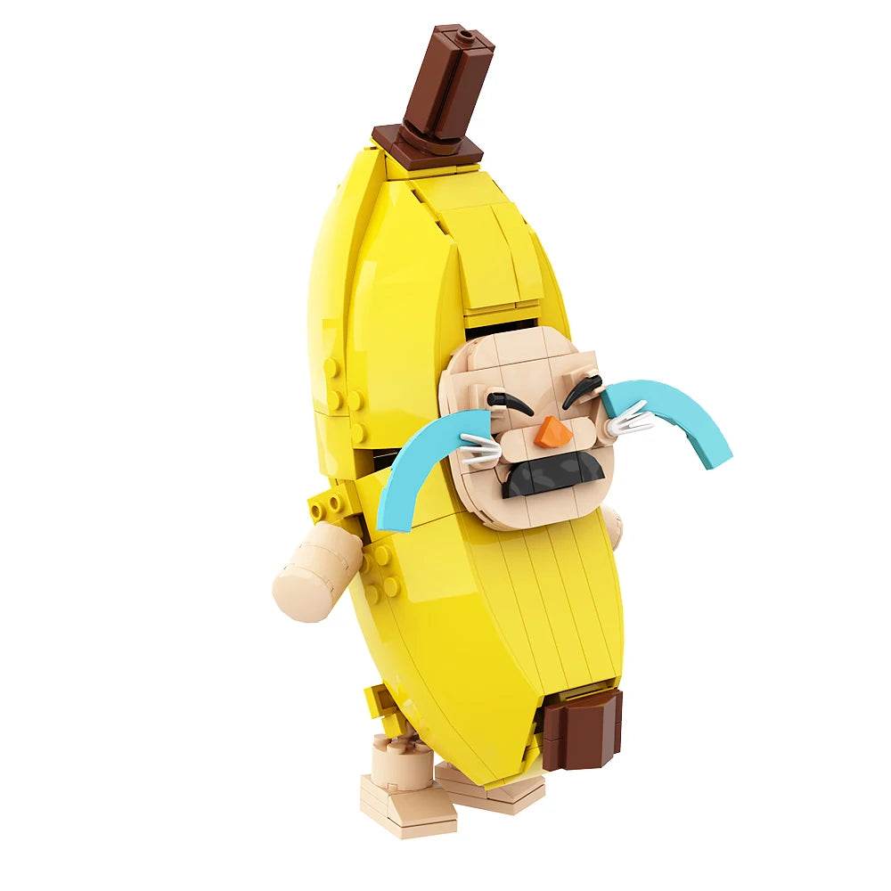 Gobricks MOC Banana Cat Bricks Cute Crying Game Building Bricks MOC - ToylandEU